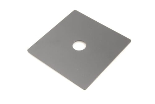 DeVere Lens Board. 142mm x 142mm; Copal #00 – 26.3mm. Graded: NEW [#090.00]