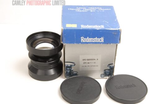 Rodenstock Apo-Geragon f11 270mm Lens. Boxed. Graded: LN- [#8079]