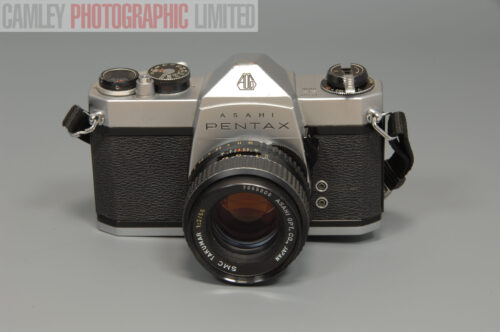 Pentax SP1000 SLR Camera w/ 55mm f2 Lens. 90 day Warranty. Graded: EXC- [#10037]