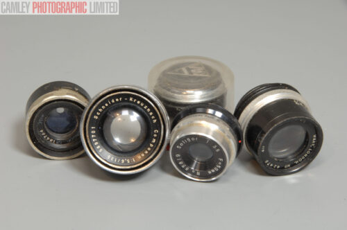 Set of Enlarger Lenses in Poor Condition- Fungus. Graded: AS-IS [#10331]