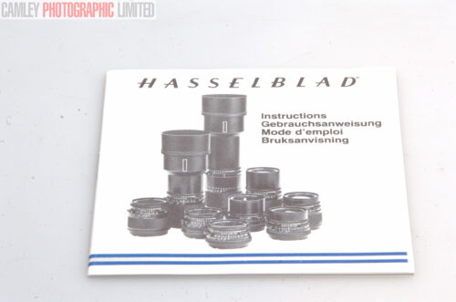 Hasselblad CF Lens Instructions. Graded: EXC- [#8501]