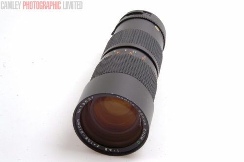 Mamiya 645 105-210mm f4.5 zoom lens and case (302411). Graded: BGN [#8547]