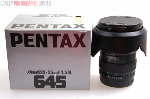 Pentax FA f4.5 645 645N 33-55 AL Zoom AF Auto Focus Lens. Graded: EXC+ [#8522]