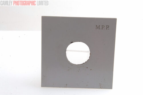 MPP Lens Board w/ 33mm diameter hole. Graded: EXC [#8612]