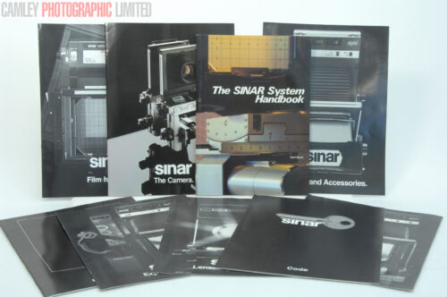 Sinar A4 Sales Brochures Catalogues and Manuals. Graded: EXC+ [#9551]