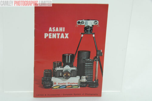 Asahi Pentax Spotmatic Lenses & Access Catalogue/Brochure. Graded: EXC [#9631]