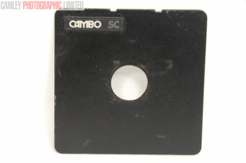 Cambo SC Lens Board 4x5 Monorail Copal #0 34.6mm (C-223). Graded: EXC+ [#9979]
