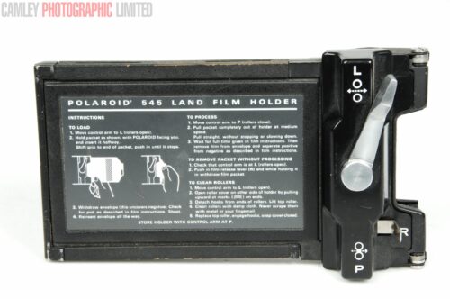 Polaroid 545 Instant Film Holder for 4x5 Large Format. Graded: EXC- [#9370]