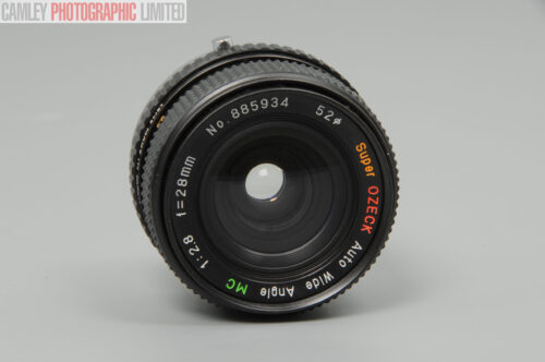 Super Ozeck Auto Wide Angle 28mm f2.8 Lens for Olympus OM. Graded: EXC+ [#10500]