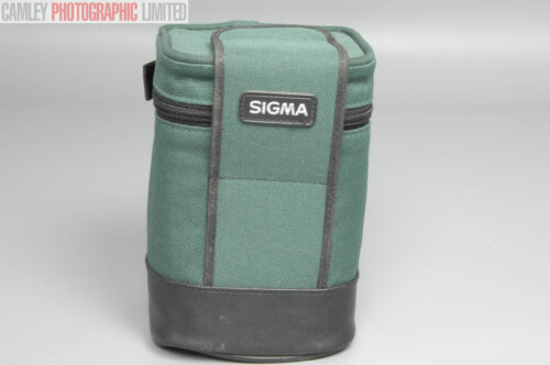 Sigma Green Soft Lens Pouch with Zip. Graded: EXC [#10582]