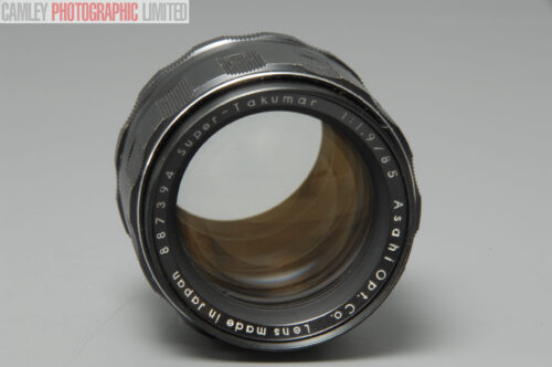 Pentax Super Takumar f1.9 85mm M42 Screw Mount Lens. Graded: EXC- [#10550]