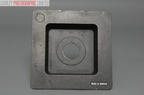 Cambo Recessed Copal #0 34.6mm Lens Board. 23mm Recess. Graded: EXC [#10718]
