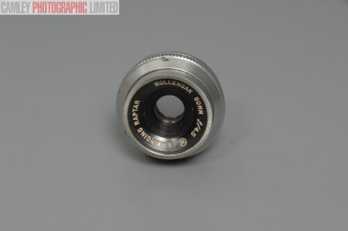 Wollenstack Enlarging Raptar f4.5 50mm Lens. 30mm thread. Graded: EXC [#10675]