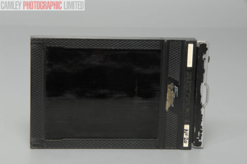 Fidelity Deluxe 4x5 Cut Film Holder Double Dark. Graded: EXC [#10792]