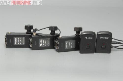 Various Phottix PT-04 II Remote Flash Triggers. Graded: EXC+ [#10780]