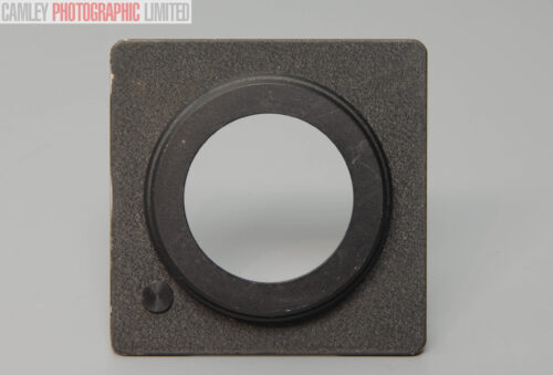 Horseman 79.7mm x 79.7mm Cone Lens Board. 42mm hole. Graded: EXC+ [#10801]