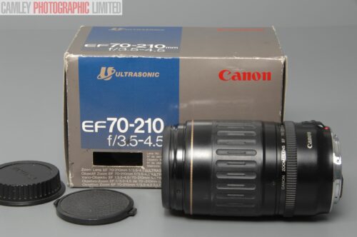 Canon EOS EF 70-210mm f3.5-4.5 Zoom Ultrasonic Boxed. Graded: EXC [#10840]