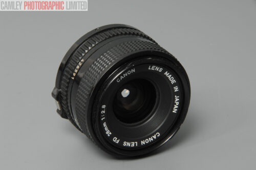Canon FD f2.8 28mm Wide Angle SLR Lens. Nice condition. Graded: EXC [#10826]