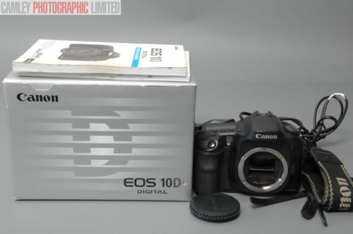 Canon EOS 10D 6.3MP DLSR Camera Body & Charger. Boxed. Graded: EXC [#10913]