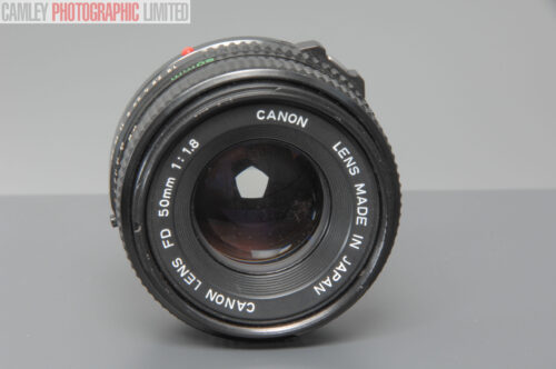 Canon FD 50mm f1.8 35mm Manual Focus Lens for Film. Graded: EXC [#10942]