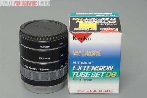Kenko Extension Tubes DG Set for Canon EOS EF AF. Boxed. Graded: EXC+ [#10933]