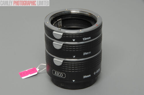 AICO Extension Tube Set for Canon EF EOS AF Cameras. Graded: EXC [#10932]