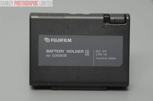 Fujifilm Battery Holder III for GX680III. Takes 6 AA. Graded: EXC+ [#10945]