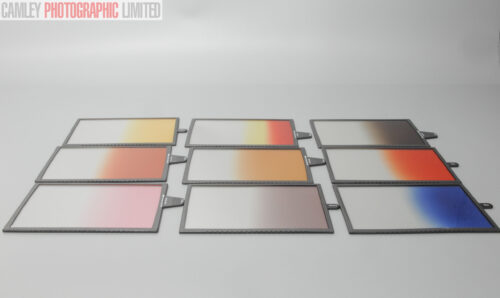 Formatt HiTech 125x200mm Grads Filters. Set of 9. Graded: EXC [#11027]