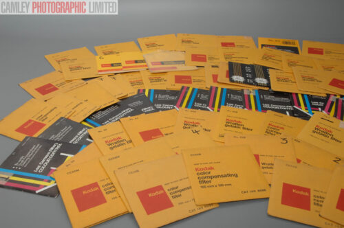 Job Lot 100mm Kodak/Lee Gelatin Filters. Excellent. Graded: EXC [#11034]
