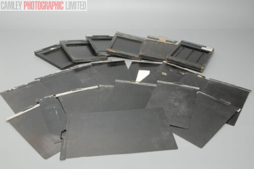 Job Lot Mixed 4x5 Cut Film Holders & Slides. Spares only. Graded: AS-IS [#11081]